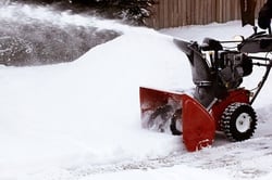 Chesterfield snow removal residential snow blowing